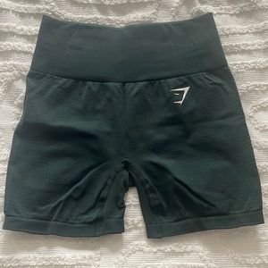 Green Gymshark vital seamless shorts size small